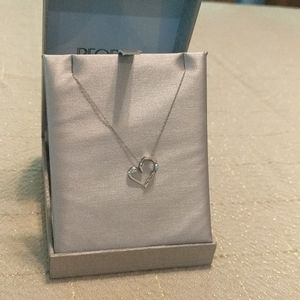 Heart Necklace EUC.